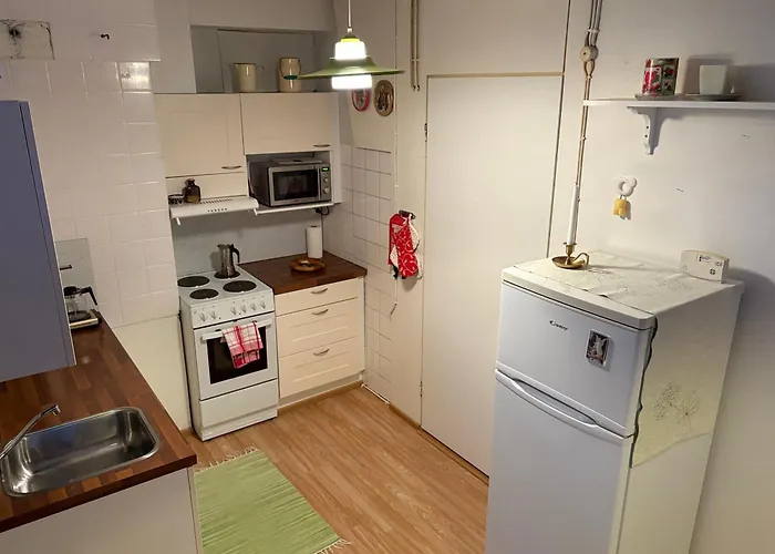 בית נופש Lapinkangas Yksioe 60m2 Paritalossa, Oma Piha Ja Sauna אולו